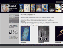 Tablet Screenshot of daco-verlag.de